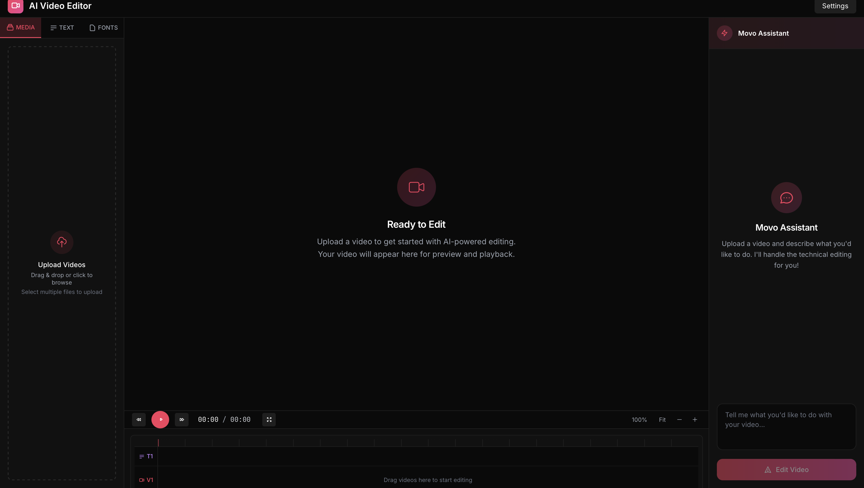 Movo Edit - Video Editing with Natural Language